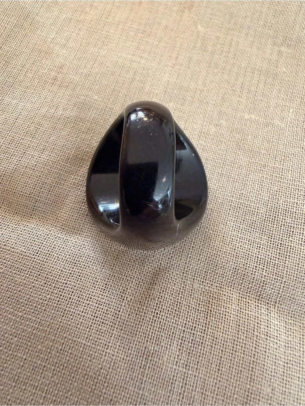Authentic Chanel, Rare Lagerfeld Era Spring 2003 Coco Profile Ring